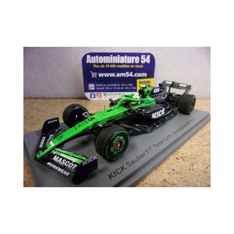 2025 Kick Sauber F1 Team C45 n°5 Gabriel Bortoleto Australian GP S9579 Spark Model