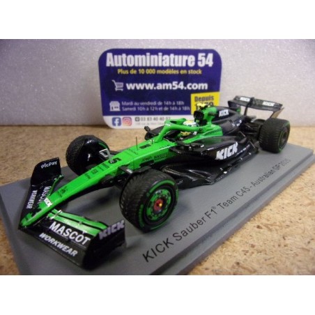 2025 Kick Sauber F1 Team C45 n°5 Gabriel Bortoleto Australian GP S9579 Spark Model
