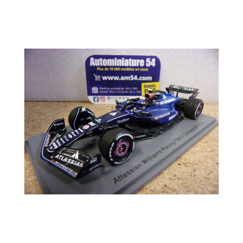 2025 Williams FW47 n°55 Carlos Sainz Chinese GP S9583 Spark Model