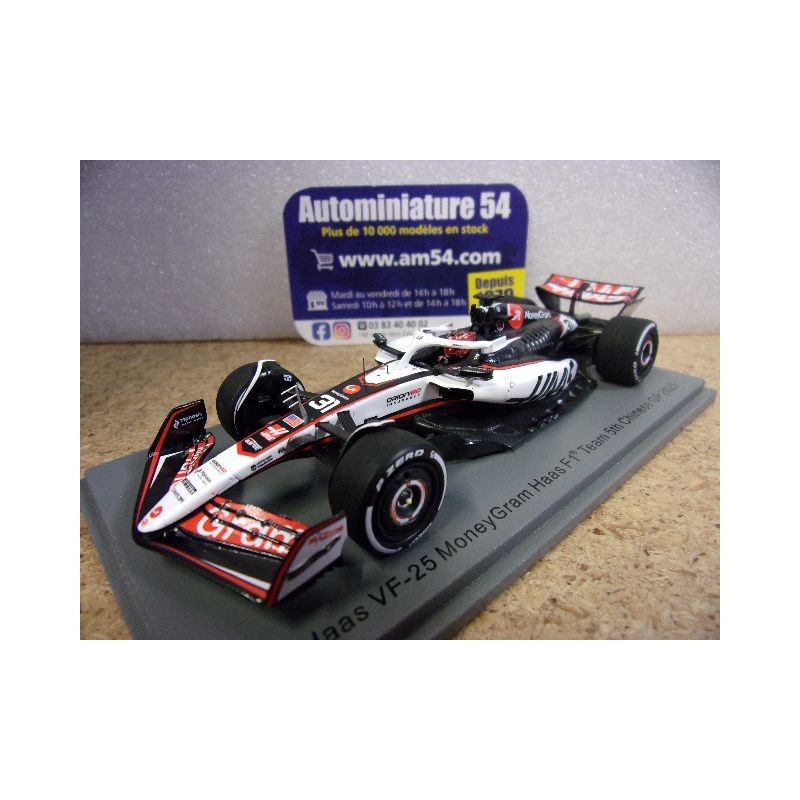 2025 MoneyGram Haas VF25 n°31 Esteban Ocon 5th Chinese GP S9586 Spark Models