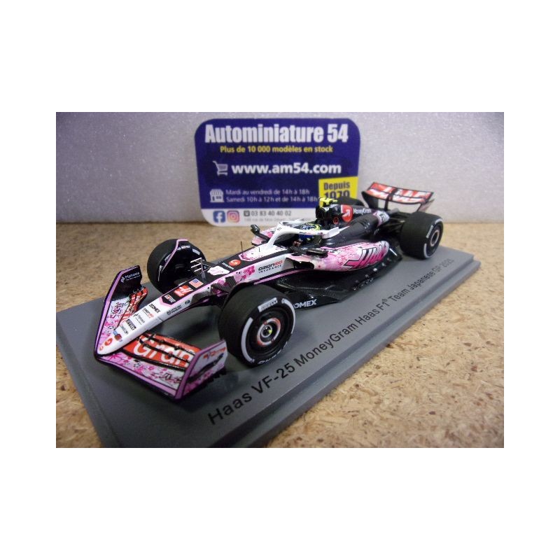 2025 MoneyGram Haas VF25 n°87 Olie Bearman Japanese GP S9593 Spark Model