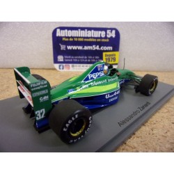 1991 Jordan 191 n°32 Alessandro Zanardi GP S8081 Spark Model