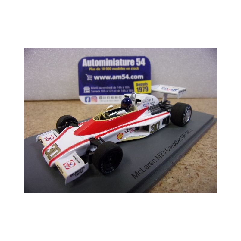 1977 McLaren M23 n°30 Brett Lunger Canadian GP S5746 Spark Model