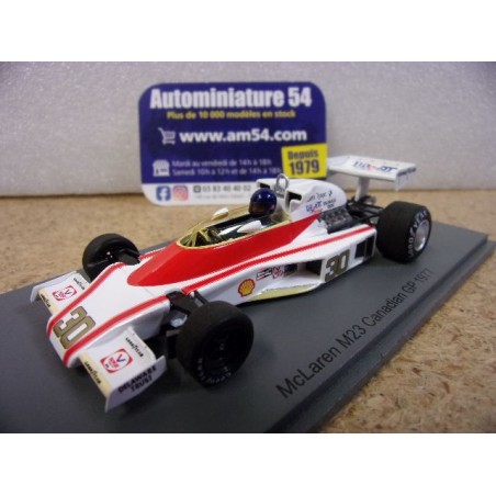 1977 McLaren M23 n°30 Brett Lunger Canadian GP S5746 Spark Model