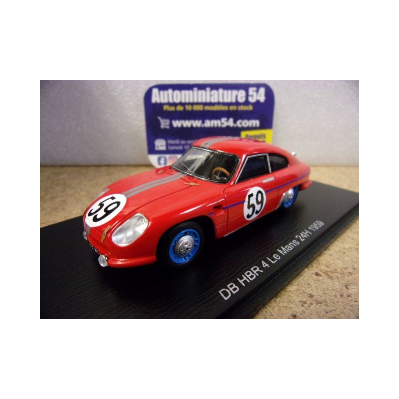 1959 DB HBR 4 n°59 Laffarge - Faucher Le Mans S8346 Spark Model