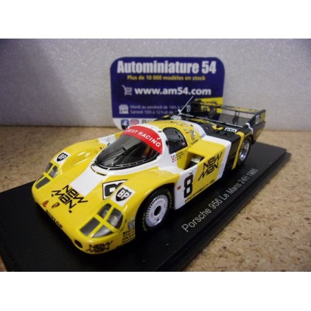 1985 Porsche 956 New Man n°8 Belmondo - De Narvaez - Miller Le Mans S9866 Spark Model