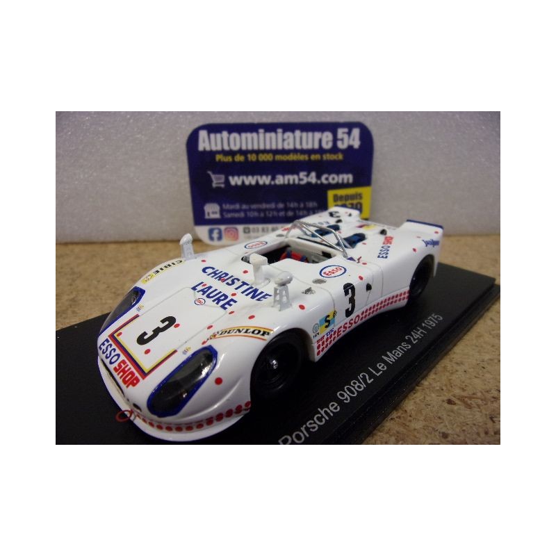 1975 Porsche 908/2 n°3 Poirot - Ortega - Cuinet Le Mans S9799 Spark Model