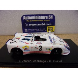 1975 Porsche 908/2 n°3 Poirot - Ortega - Cuinet Le Mans S9799 Spark Model
