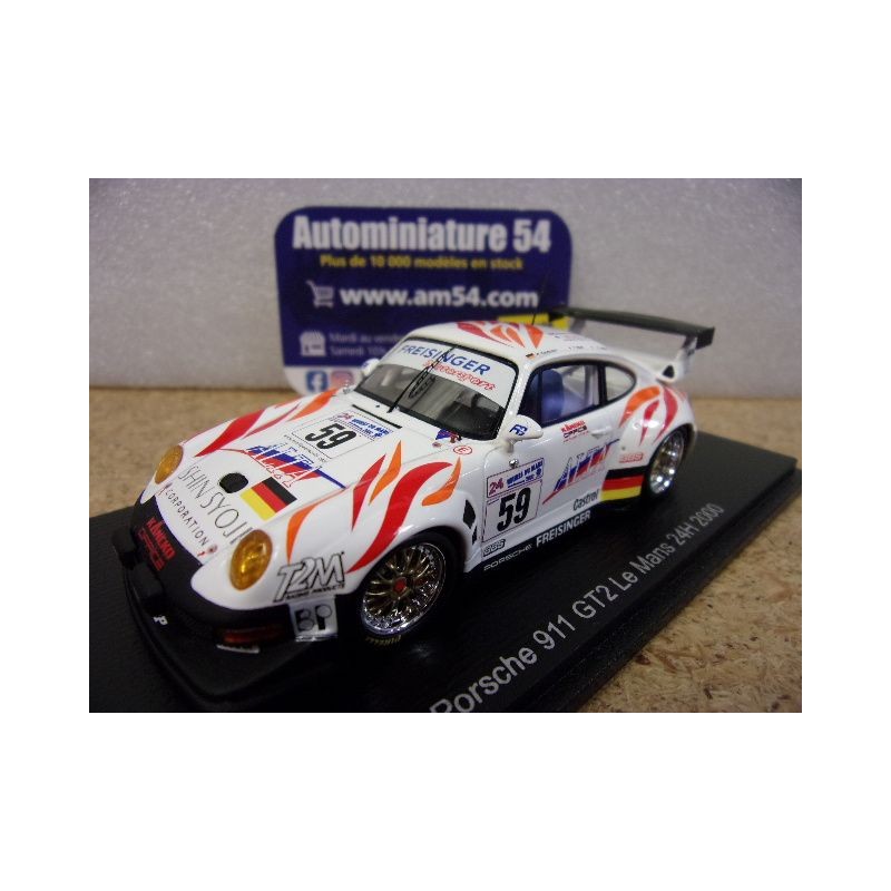 2000 Porsche 911-993 GT2 n°59 Hane - Kaufmann - Iketani Le Mans S9935 Spark Model