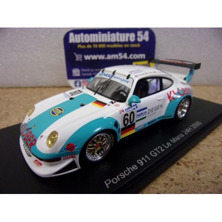 2000 Porsche 911-993 GT2 n°60 Von Gartzen - Slater - Kendall Le Mans S9936 Spark Model