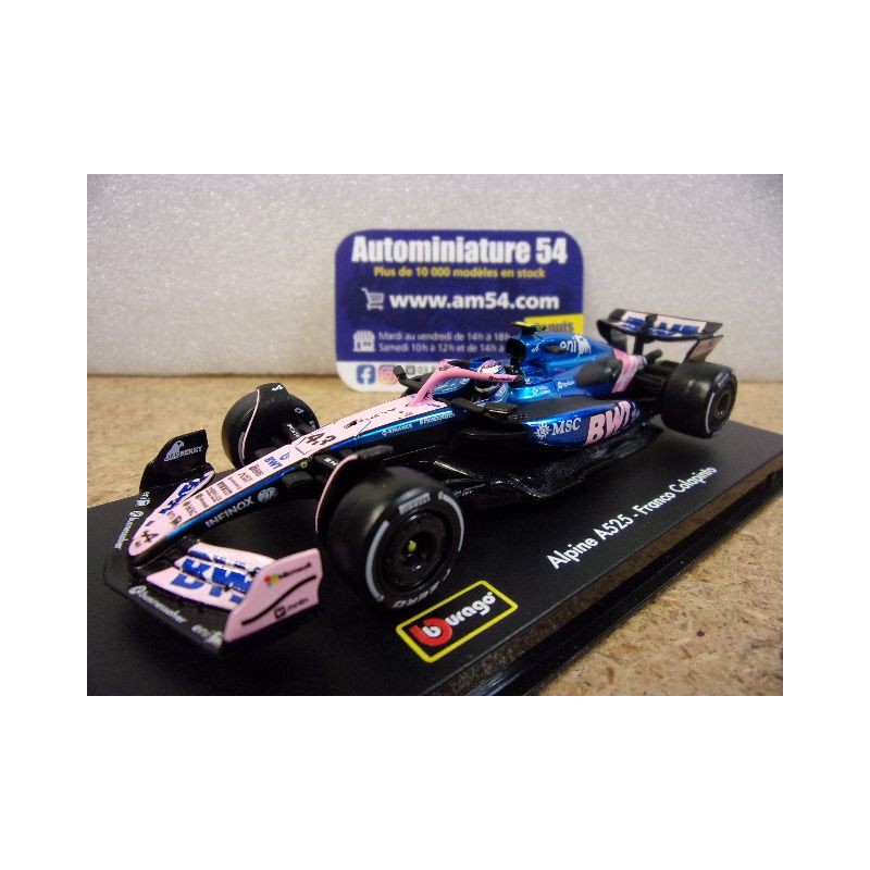 2025 Alpine A525 n°43 Franco Colapinto 18-38258-43 Bburago Racing