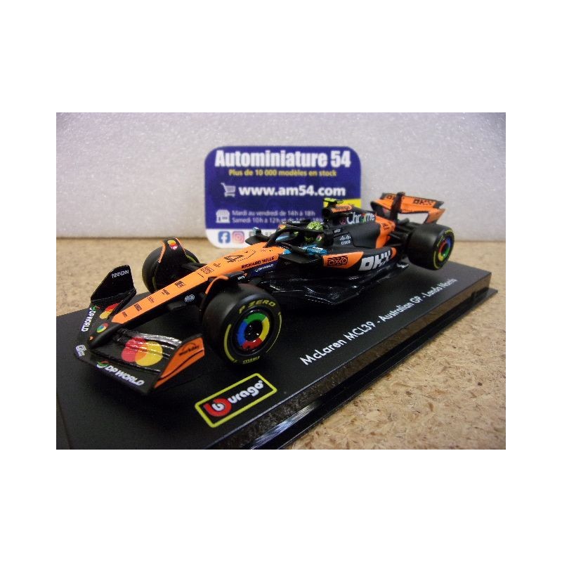 2025 McLaren MCL39 n°4 Lando Norris Australian GP 18-38249-4 Bburago Racing