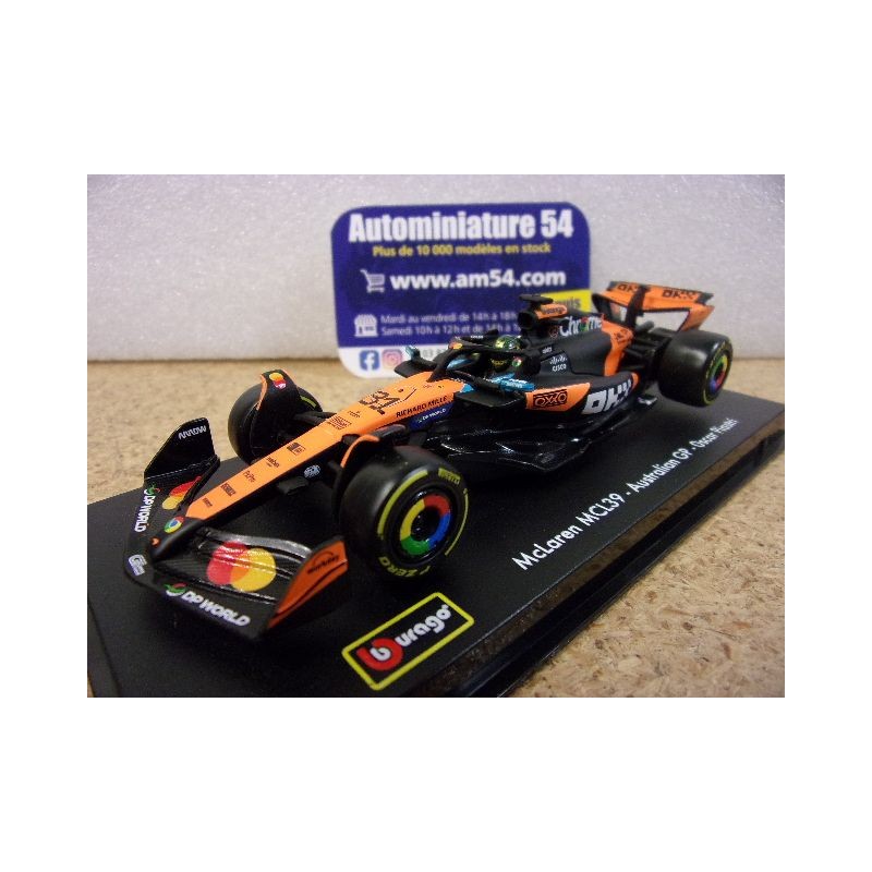 2025 McLaren MCL39 n°81 Oscar Piastri Australian GP 18-38249-81 Bburago Racing