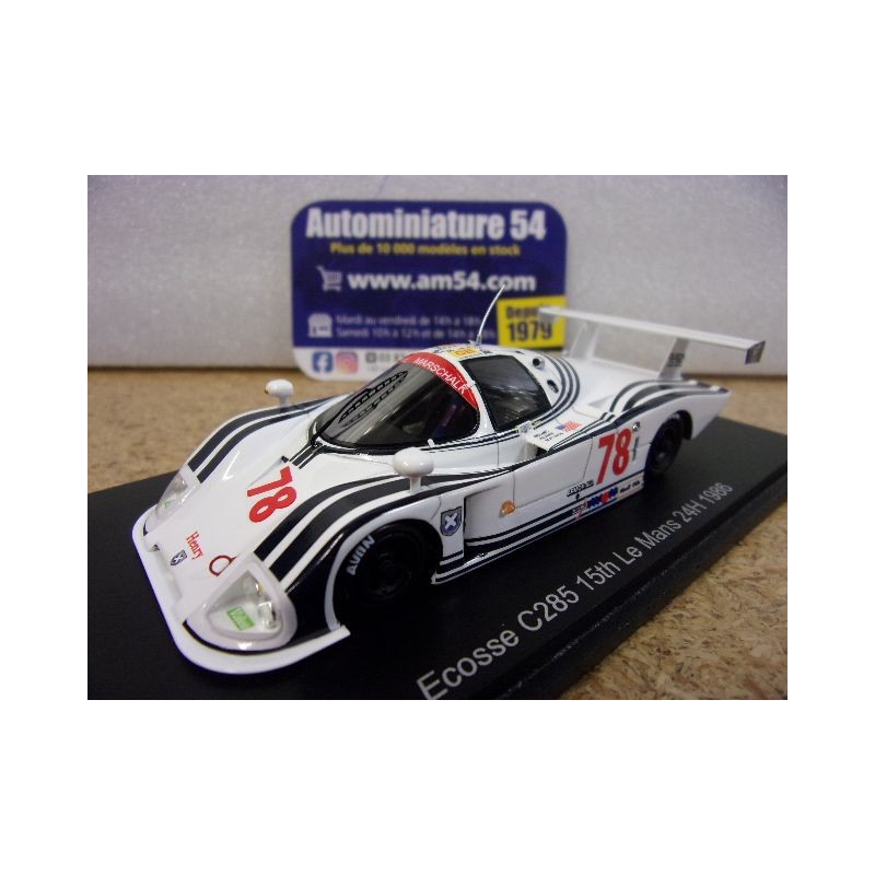 1985 Ecosse C285 n°78 Delano - Hotchkis - Pertery Le Mans S8225 Spark Model