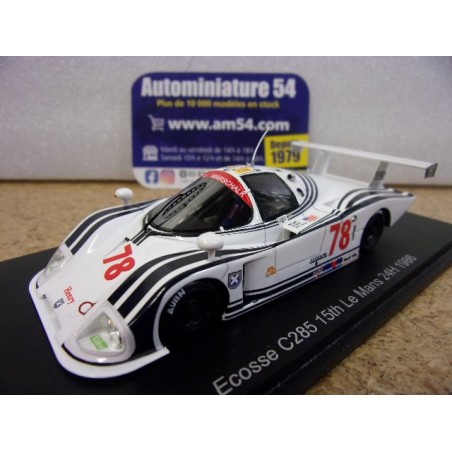 1985 Ecosse C285 n°78 Delano - Hotchkis - Pertery Le Mans S8225 Spark Model