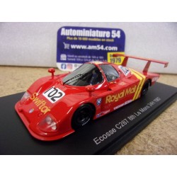 1987 Ecosse C287 n°102 Duez - Mallock - Leslie 8th Le Mans S8227 Spark Model