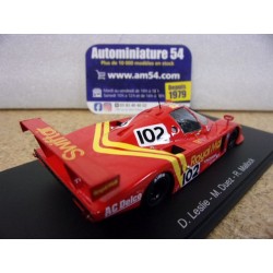 1987 Ecosse C287 n°102 Duez - Mallock - Leslie 8th Le Mans S8227 Spark Model