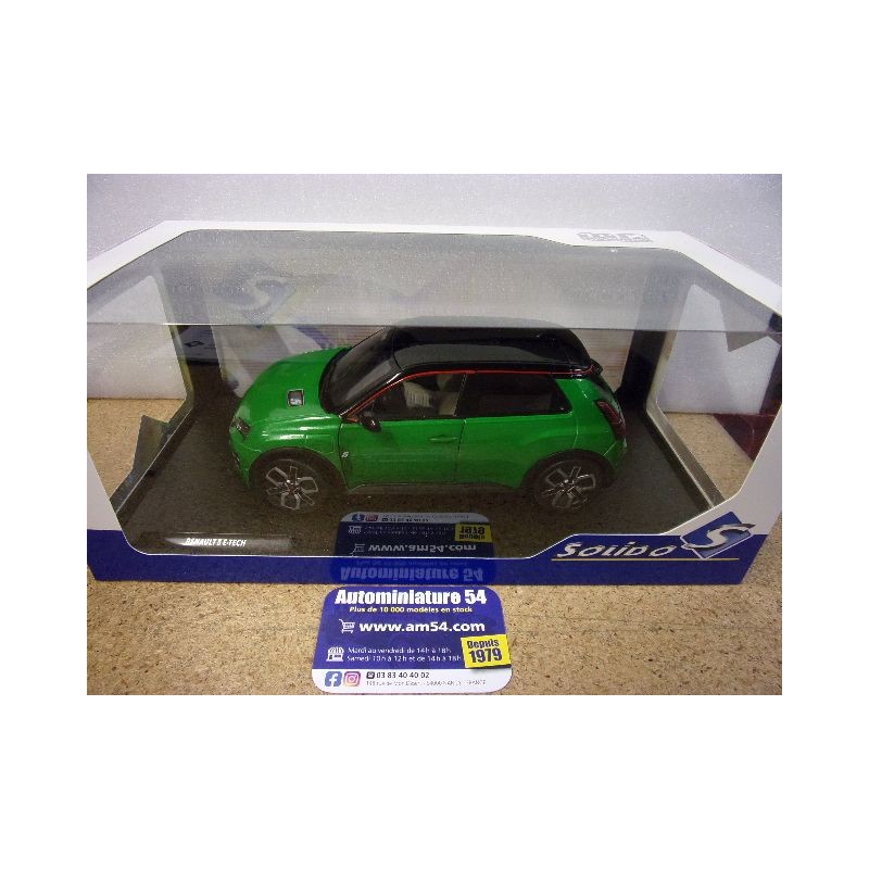Renault 5 E tech Vert Pop 2024 S1812603 Solido