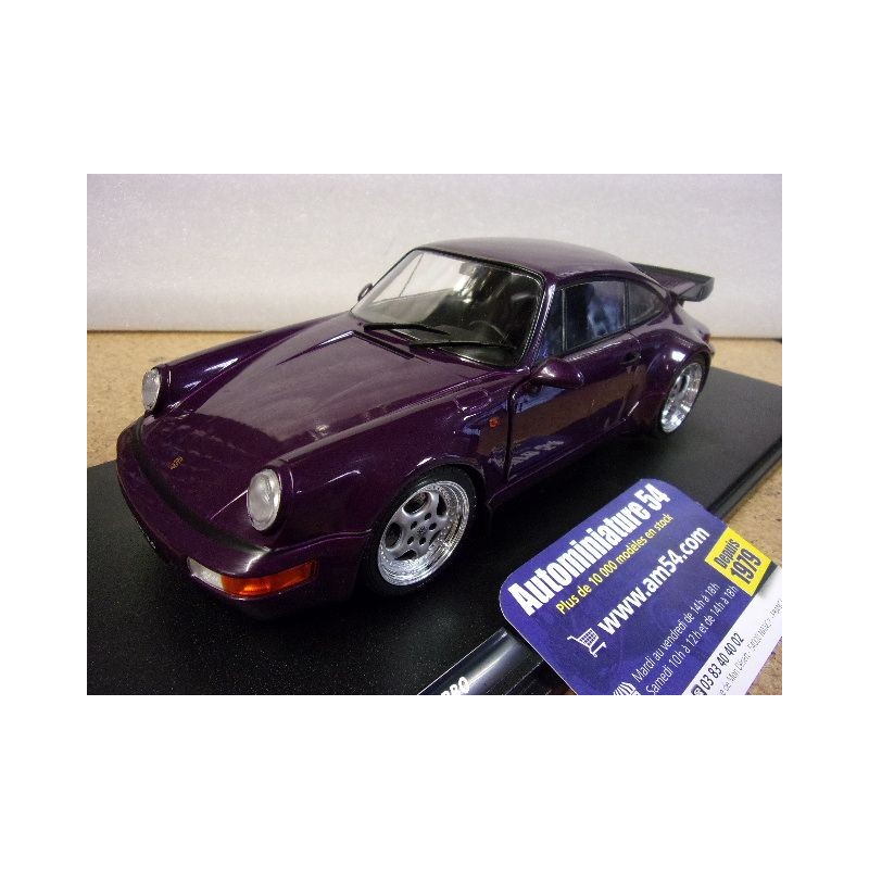 Porsche 911- 964 Turbo Violet 1990 S1803412 Solido