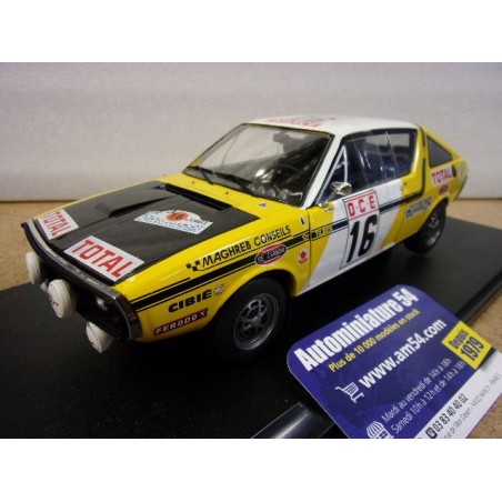 1976 Renault R17 n°16 Tilbert Privé Rallye du Maroc S1803709 Solido