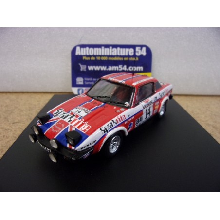1980 Triumph TR7 n°14 Clark - Porter Scottish Rally ref 2009 Trofeu