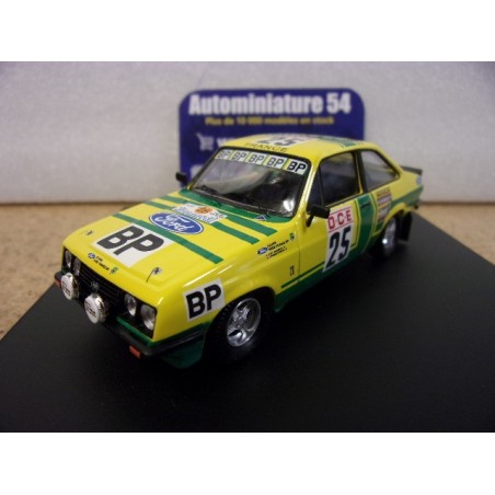 1979 Ford Escort RS2000 n°25 Chasseuil - Chonez 1st Gr1 Marocco Rally ref 1808 Trofeu