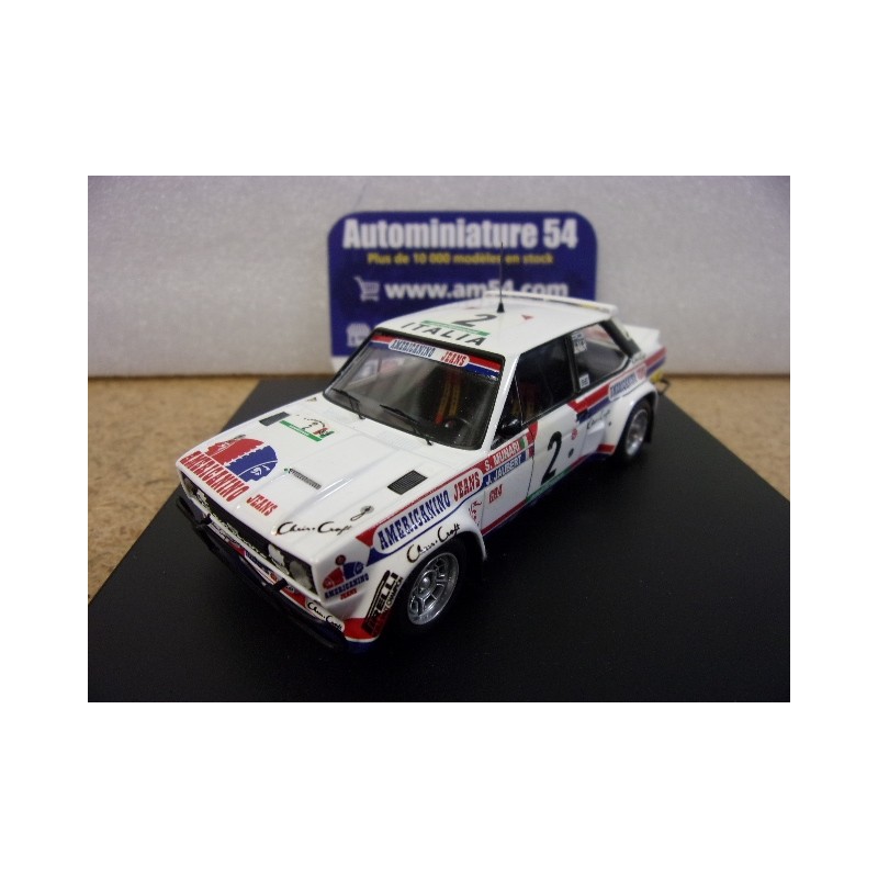 1980 Fiat 131 Abarth n°2 Munari - Jaubert 5th Bandama ref 1418 Trofeu