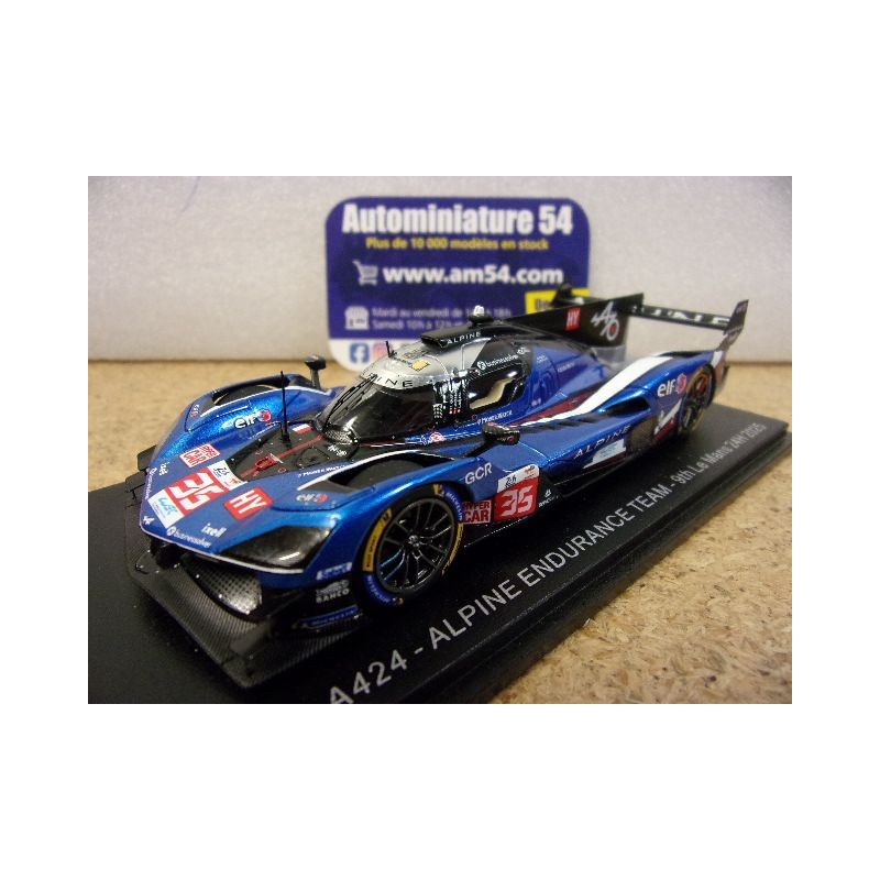2025 Alpine A424 n°35 Chatin - Hasburg - Milesi 9th Le Mans S9264 Spark Model