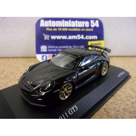 Porsche 911 - 992 GT3 Black Weissach Package 640064222 Minichamps
