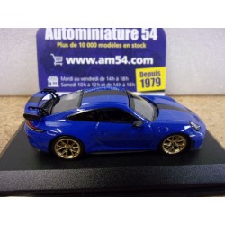 Porsche 911 - 992 GT3 Lugano Blue Weissach Package 2025 640064224 Minichamps