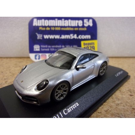 Porsche 911 - 992 Carrera GT Silbermet. 2025 640064024 Minichamps