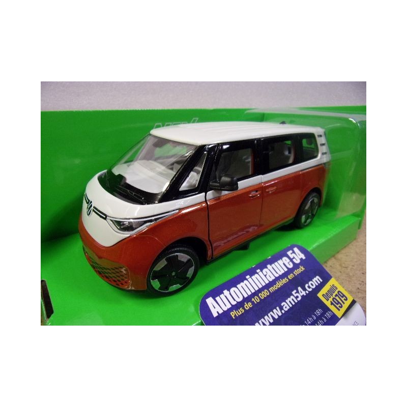 Volkswagen ID Buzz White - Orange 24119DT-W Welly