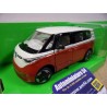 Volkswagen ID Buzz White - Orange 24119DT-W Welly