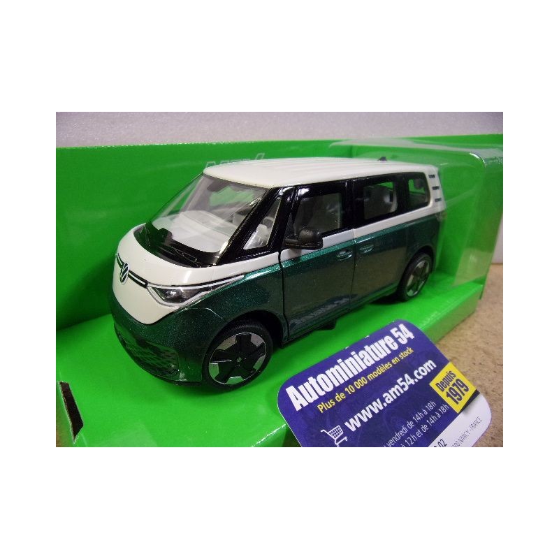 Volkswagen ID Buzz White - Green 24119DT-WG Welly