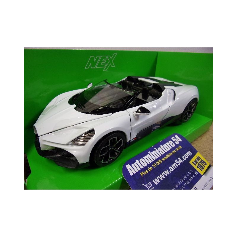 Bugatti W16 Mistral White 24127WW Welly