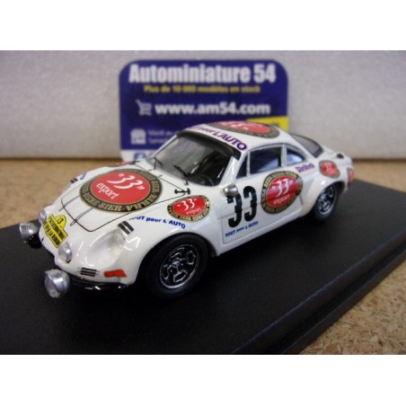 1981 Alpine A110 n°33 Lallemand - Pradines Tour de la Réunion ref RR.FR102 Trofeu