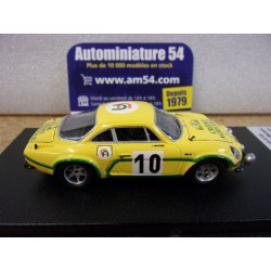 1974 Alpine A110 n°10 Bourdon - Moutard 1st winner Criterium Côte Fleurie ref RR.FR104 Trofeu