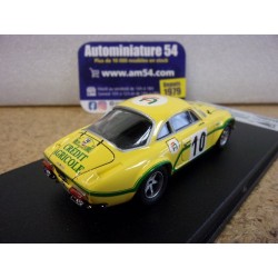 1974 Alpine A110 n°10 Bourdon - Moutard 1st winner Criterium Côte Fleurie ref RR.FR104 Trofeu