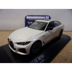 BMW i4 M50 White 2022 410024000 Minichamps