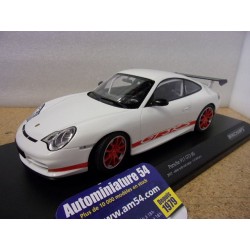 Porsche 911 - 996 GT3 RS White - Red 2002 155062020 Minichamps