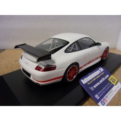 Porsche 911 - 996 GT3 RS White - Red 2002 155062020 Minichamps
