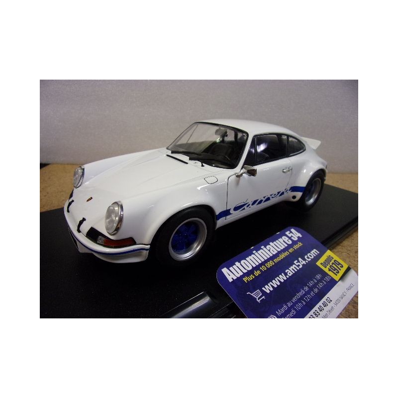 Porsche 911 Carrera RSR White - Blue Stripes 1973 S1801119 Solido