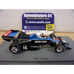 1977 Shadow DN8 n°16 Tom Pryce Brazil GP S3913 Spark Model