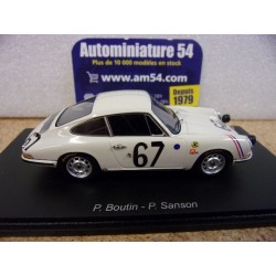 1967 Porsche 911S n°67 Boutin - Sanson Le Mans S9757 Spark Model