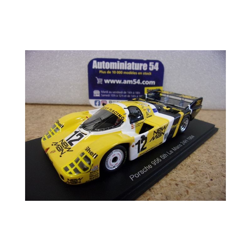 1984 Porsche 956 New Man n°12 Merl - Schornstein - Winter 5th Le Mans S9857 Spark Model