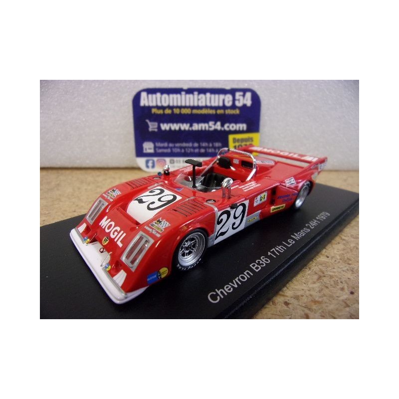 1979 Chevron B36 n°29 Charmell - Jones - Smith 24H Le Mans S9415 Spark Model