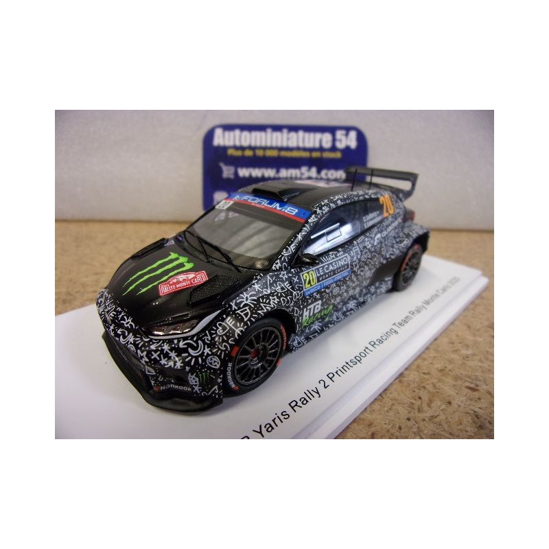 2025 Toyota GR Yaris Rally2 n°20 Solberg - Edmondson Monte Carlo S6898 Spark Model