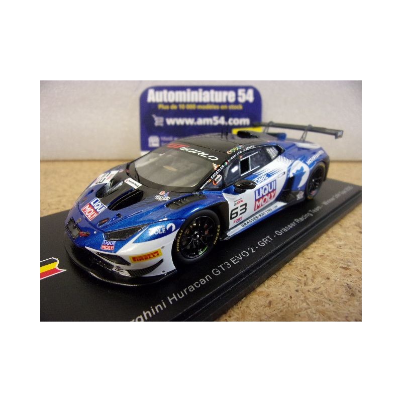 2025 Lamborghini Huracan GT3 Evo2 n°63 Bortolotti - Engstler - Pepper 1st Winner 24H Spa 43SPA2025 Spark Model
