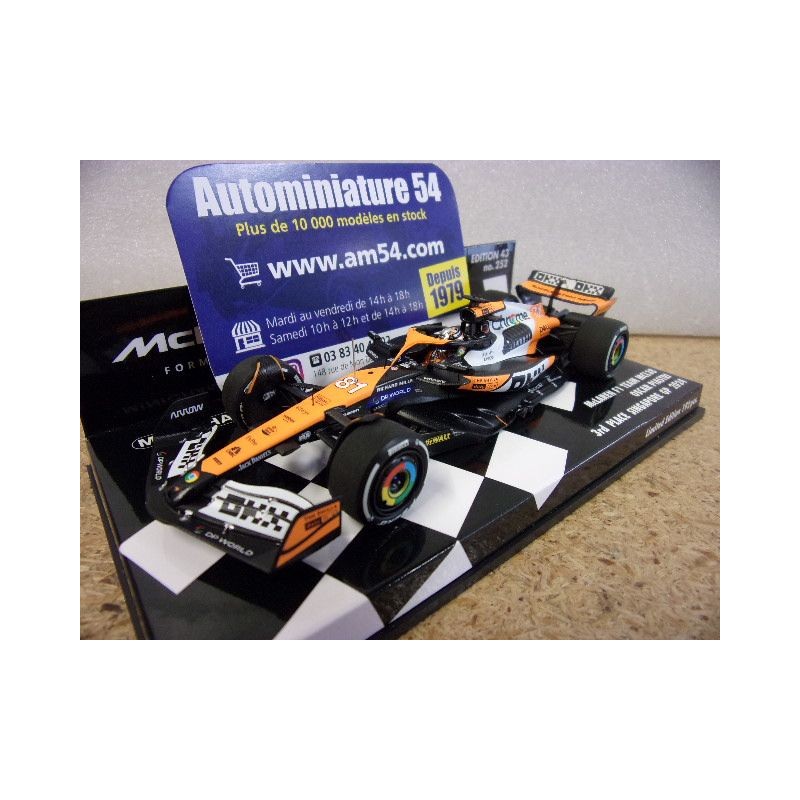 2024 McLaren MCL38 n°81 Oscar Piastri 3rd Singapore GP 537246181 Minichamps
