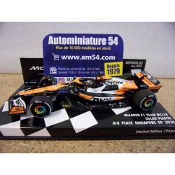 2024 McLaren MCL38 n°81 Oscar Piastri 3rd Singapore GP 537246181 Minichamps
